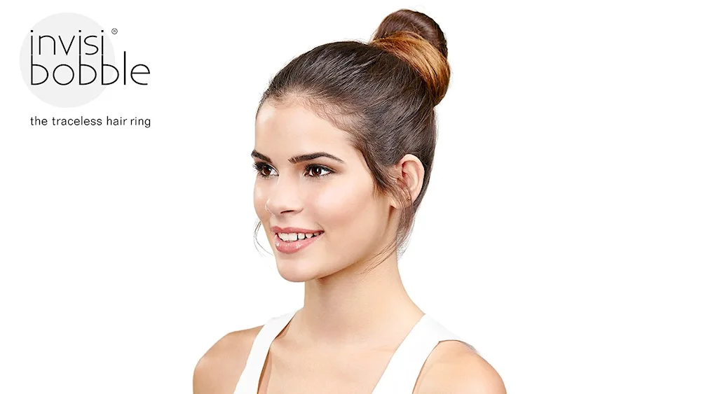 Girl with a bun