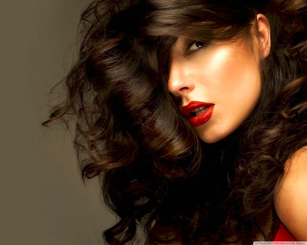 Girl with bouffant hair