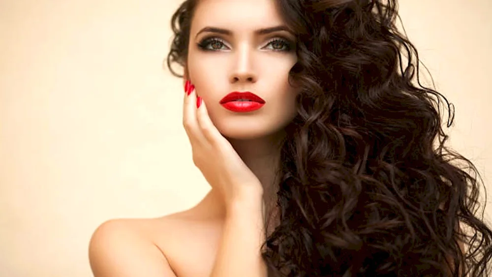 Girl with bouffant hair