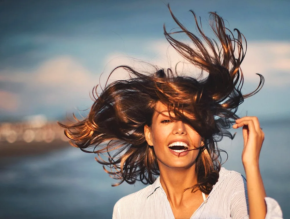 Girl with developing hair
