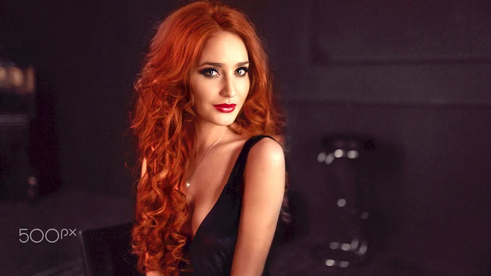 Girl with red hair