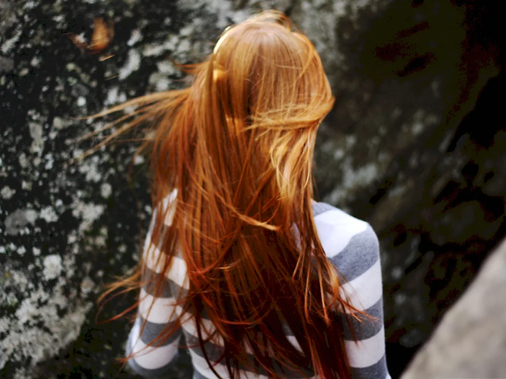 Girl with red hair