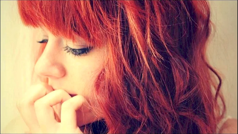 Girl with red hair