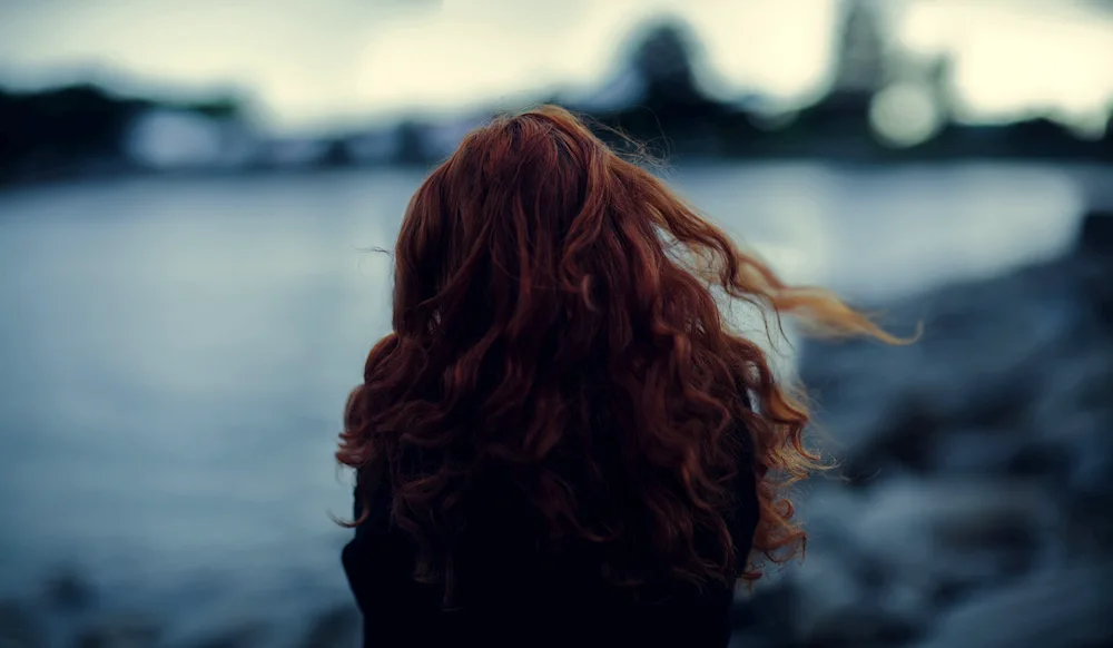 Girl with red hair