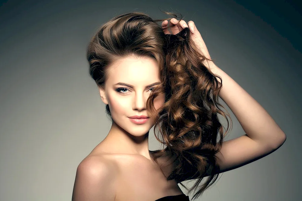 Girl with gorgeous hair