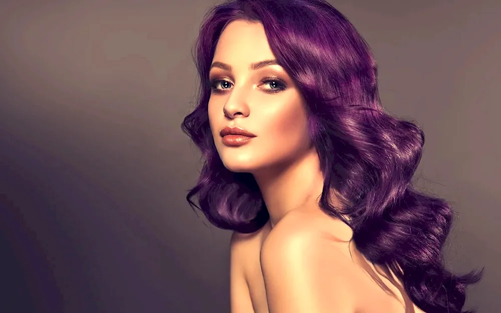 Care burgundy balayage burgundy