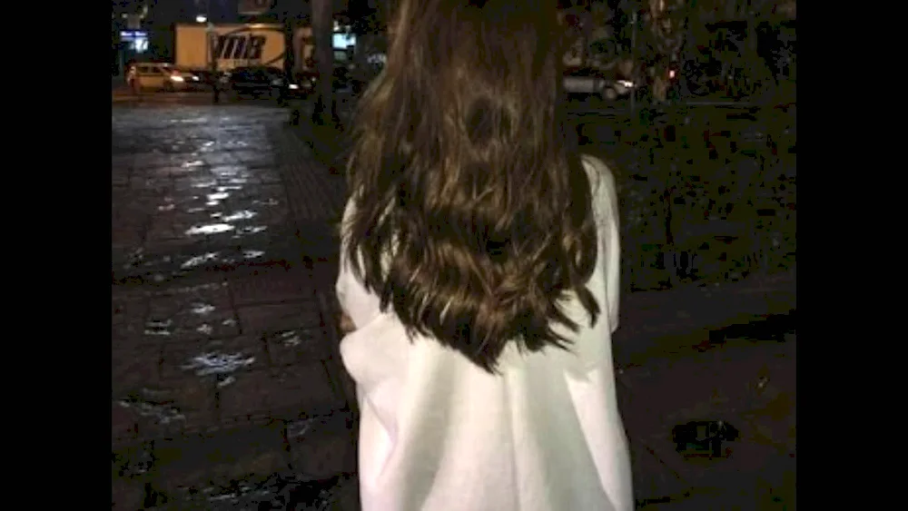 Girl with dark hair