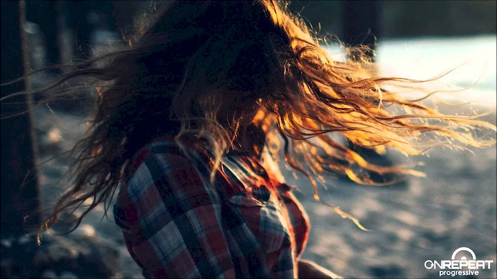 Girl with dark hair