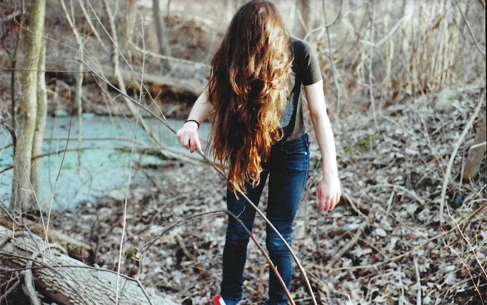 Girl with dark hair