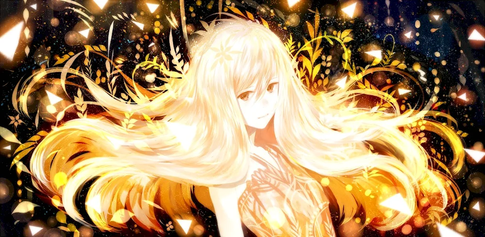 Light hair yellow blonde