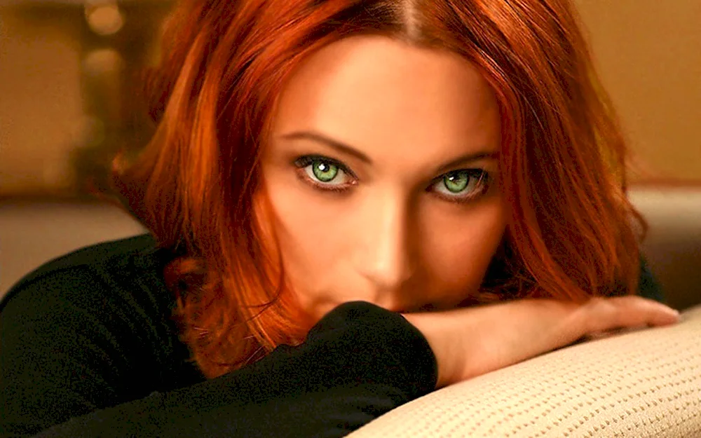 Girl with animal eyes