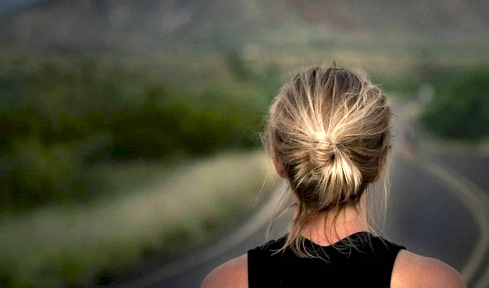 Girl from back.