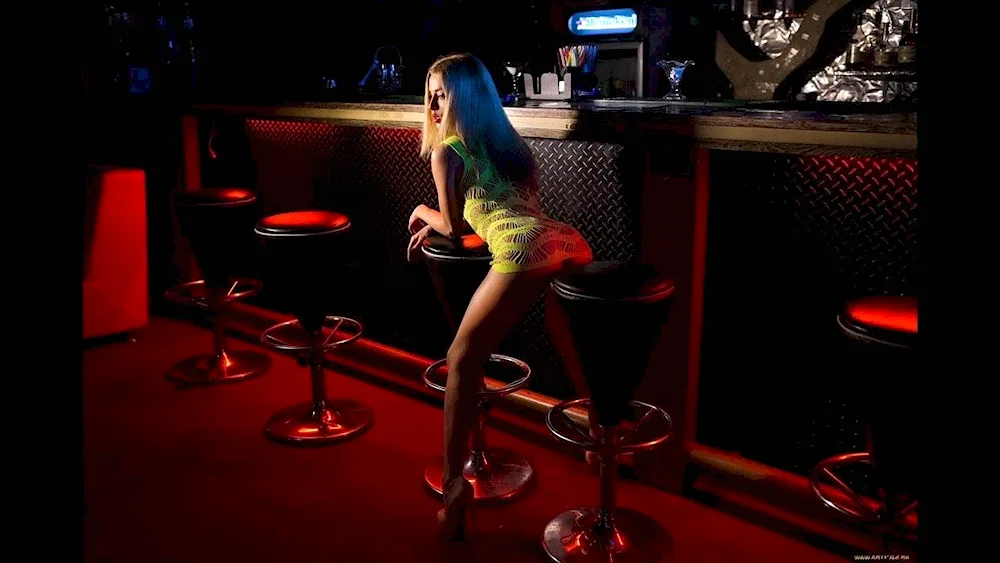 Girl in the bar