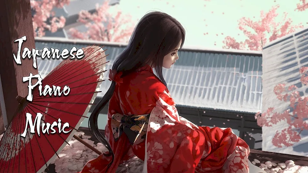 Girl in kimono