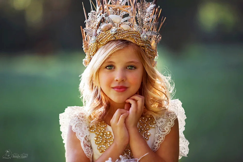Girl in crown