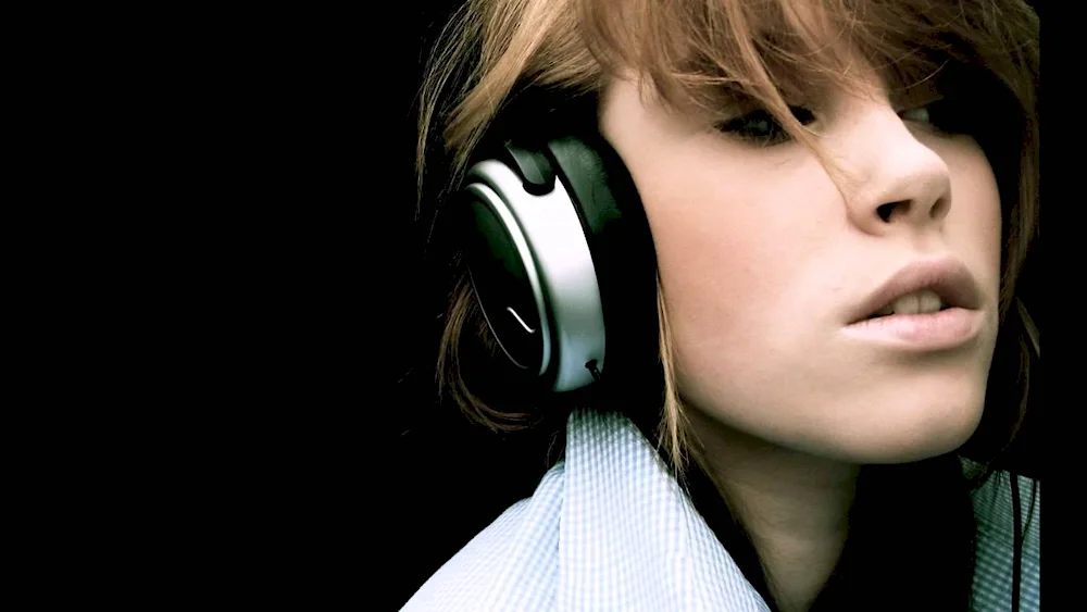 Girl headphones