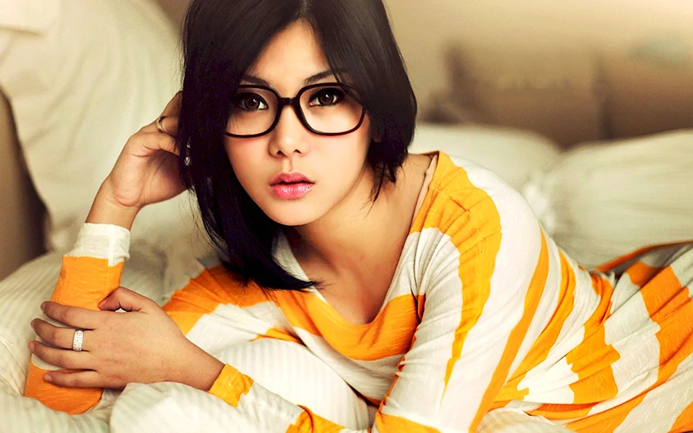 Girl in glasses