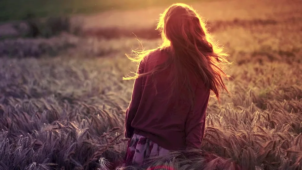 Girl in the field