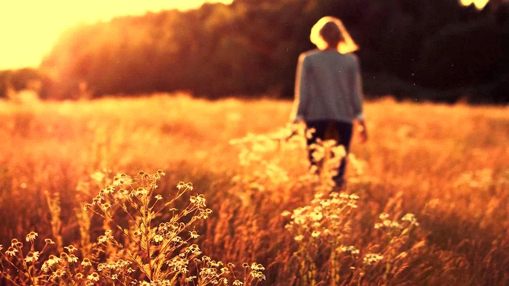 Girl in the field