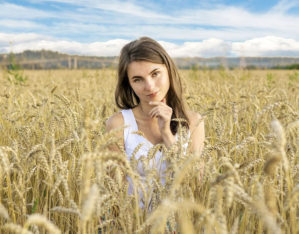 Girl in the field