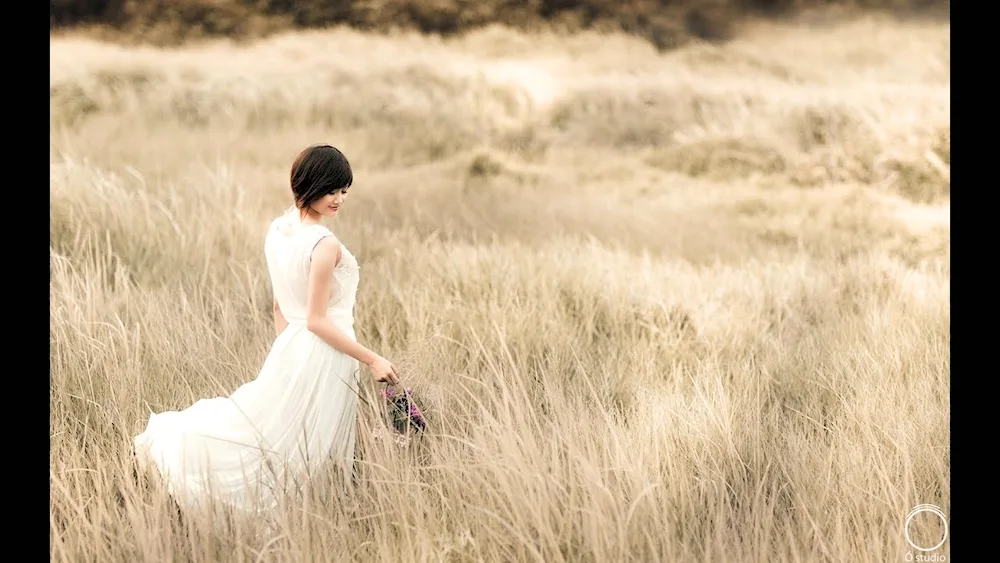 Girl in a field