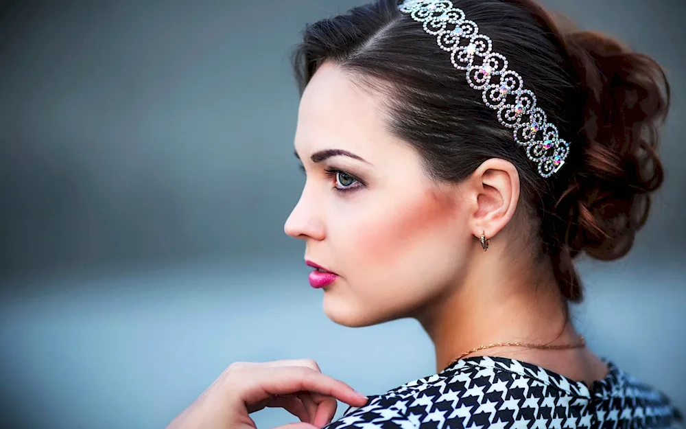 Girl in profile