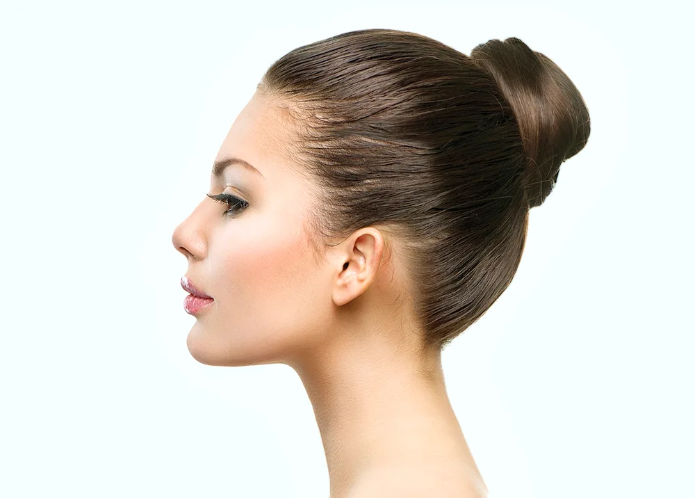 Girl in profile