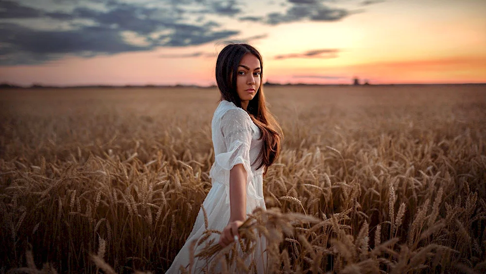 Girl in the field