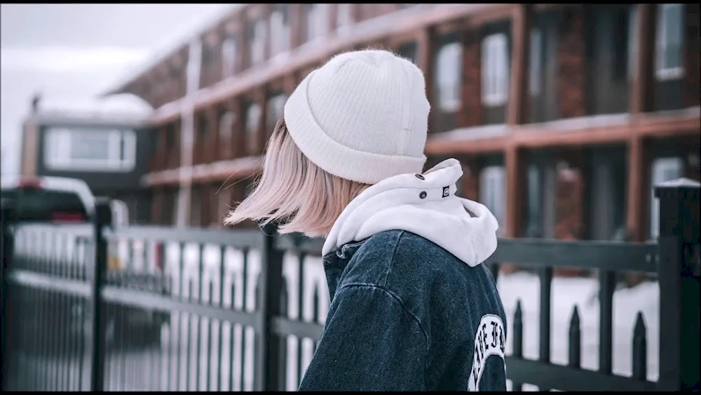 Girl in cap