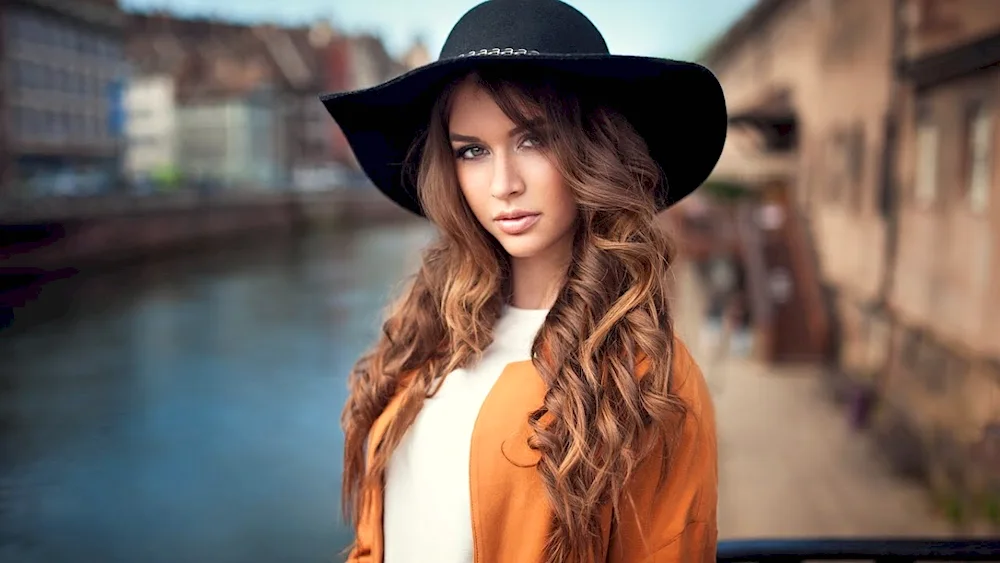 Girl in hat