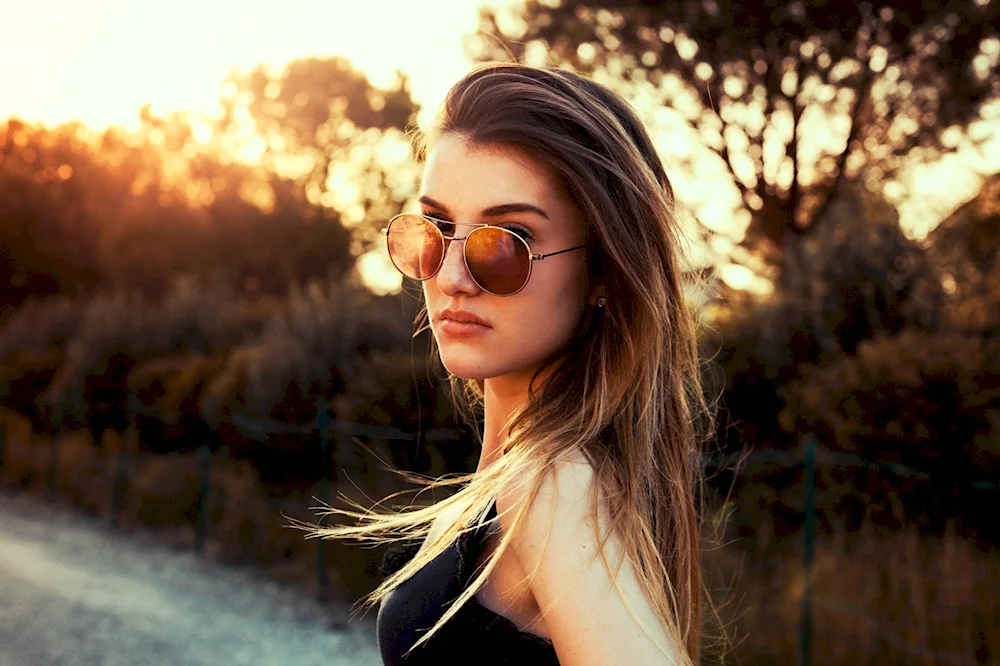 Girl in sunglasses