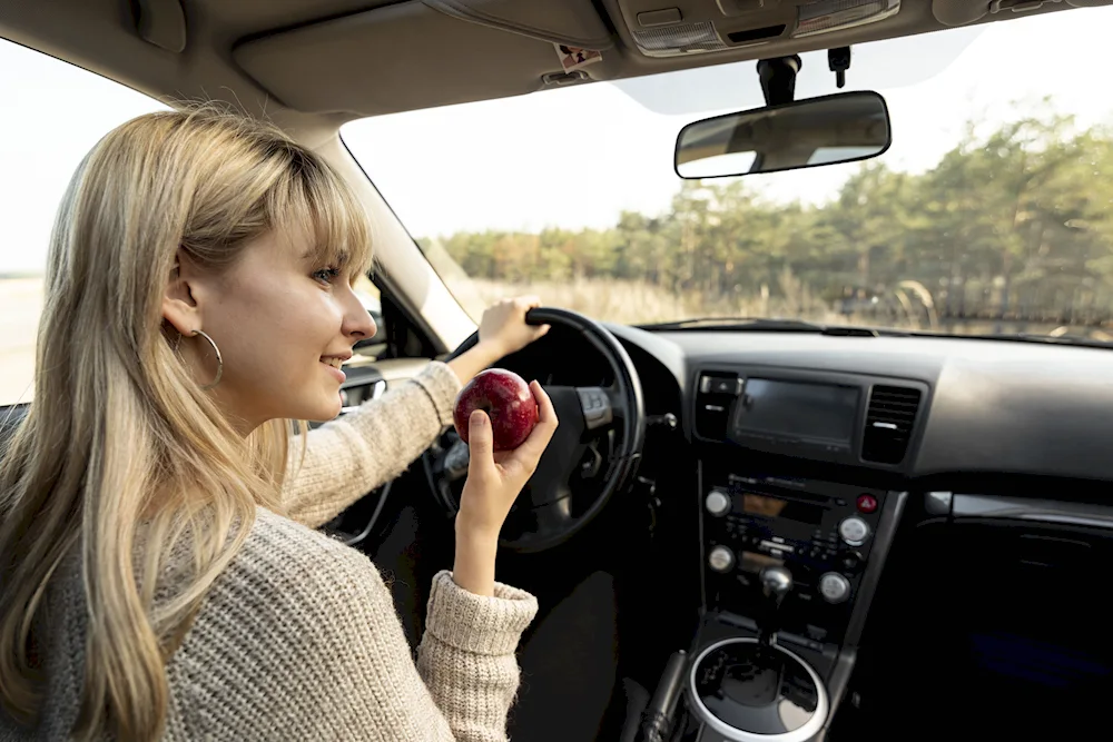 Girl driving