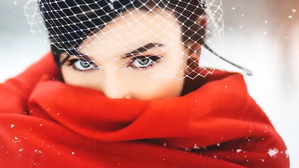 Winter snowflakes