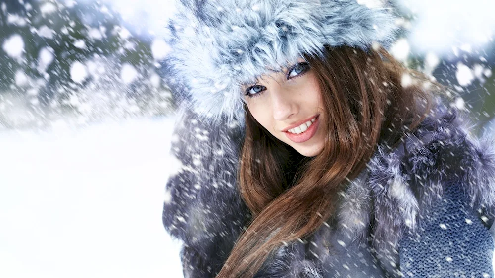 Girl in winter