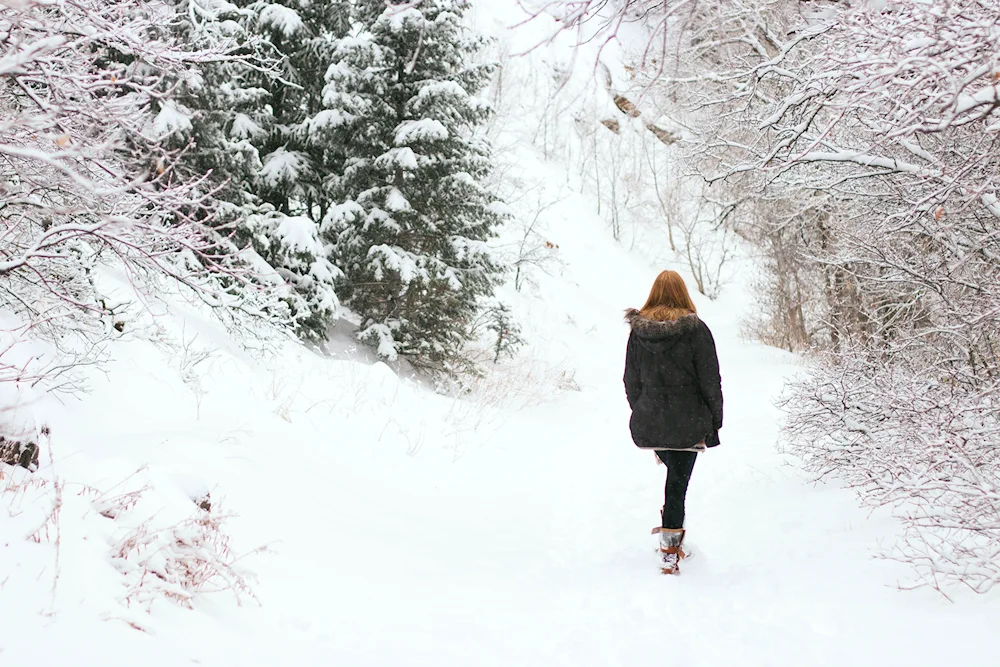 Girl in winter