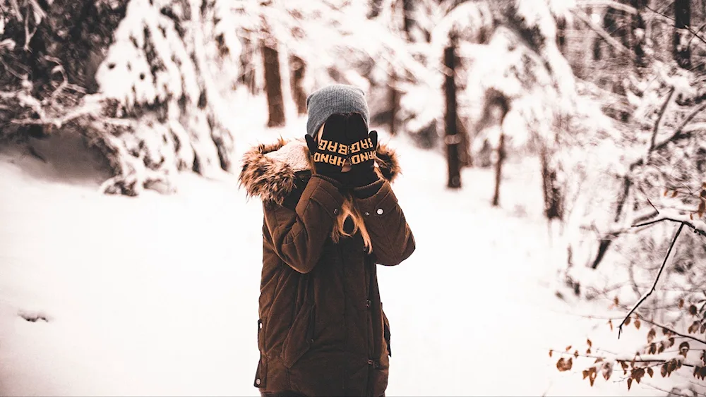 Lucky girl winter