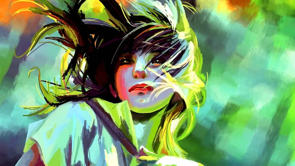 Girl. Abstraction