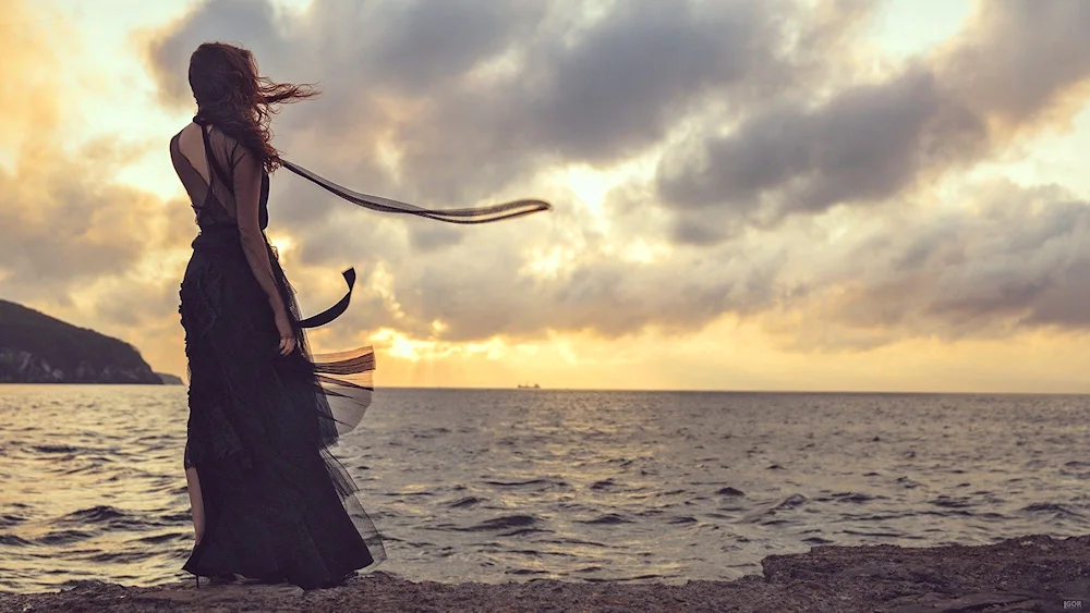 Girl- sea