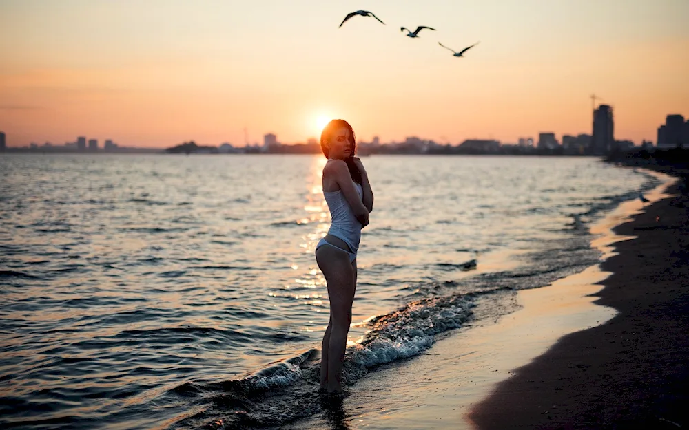 Girl- sea