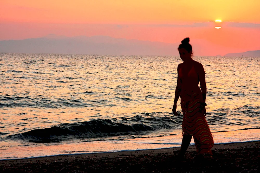 Girl by the sea