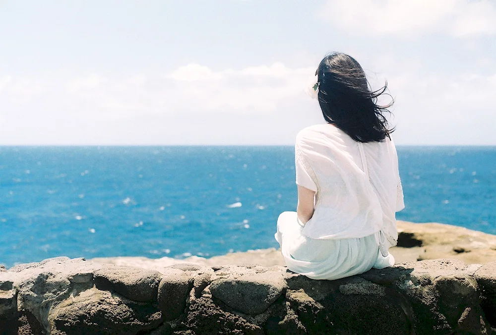 Girl by the sea