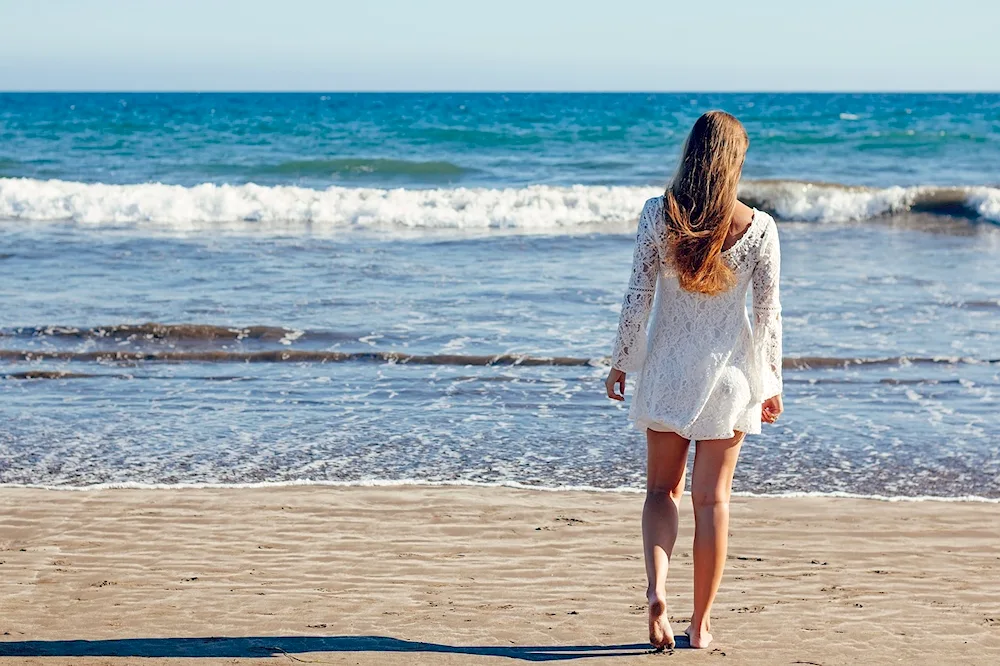 Girl by the sea