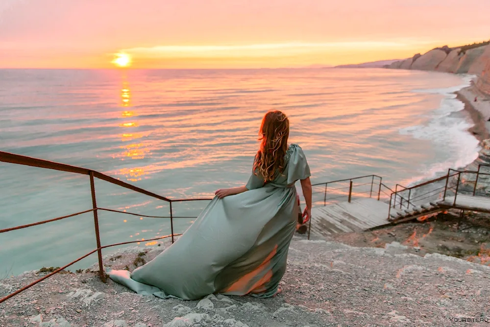 Girl by the sea