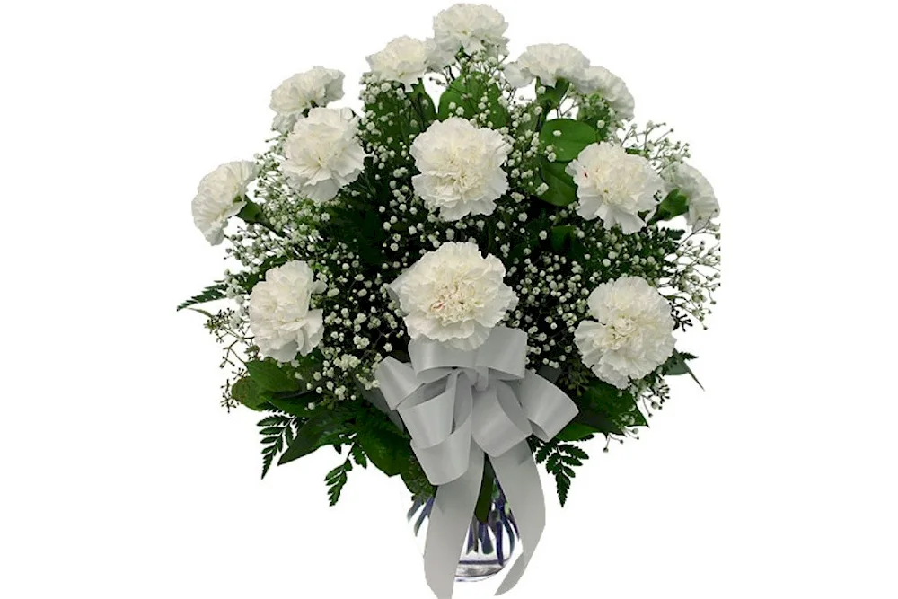 Bouquet White Dianthus Bride