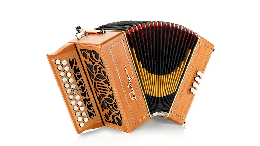 Diatonic button accordion