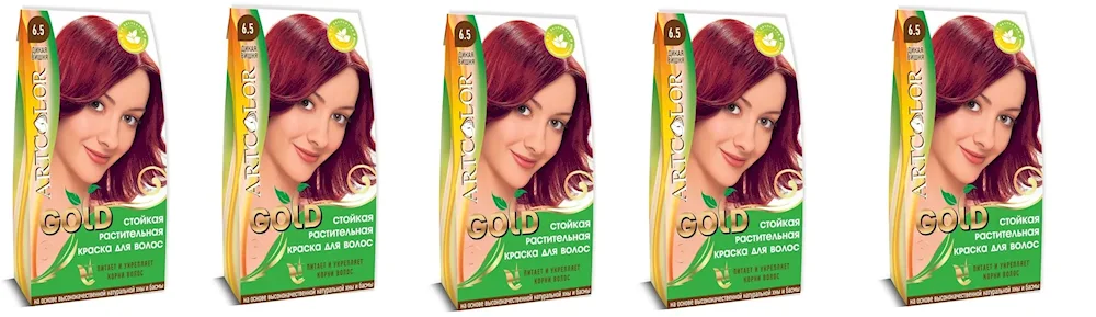 Wild cherry hair dye