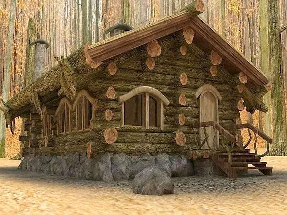 Wild log cabin Berloga