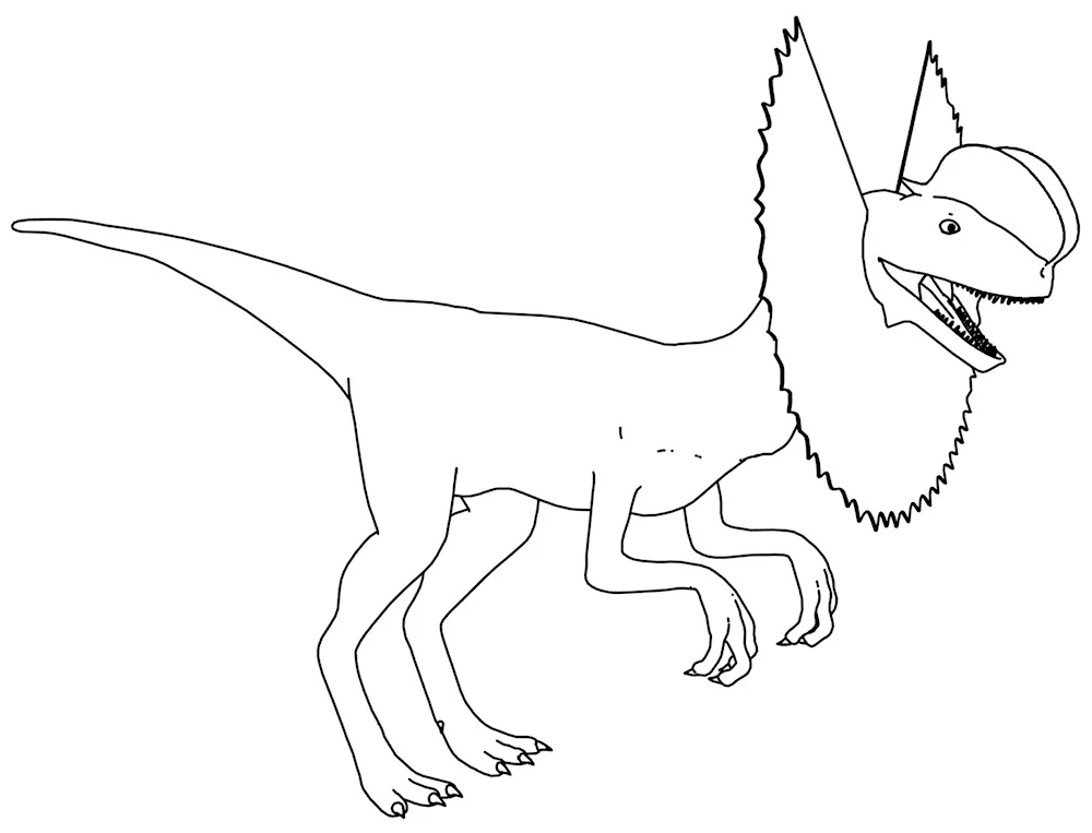 Dinosaur drawing