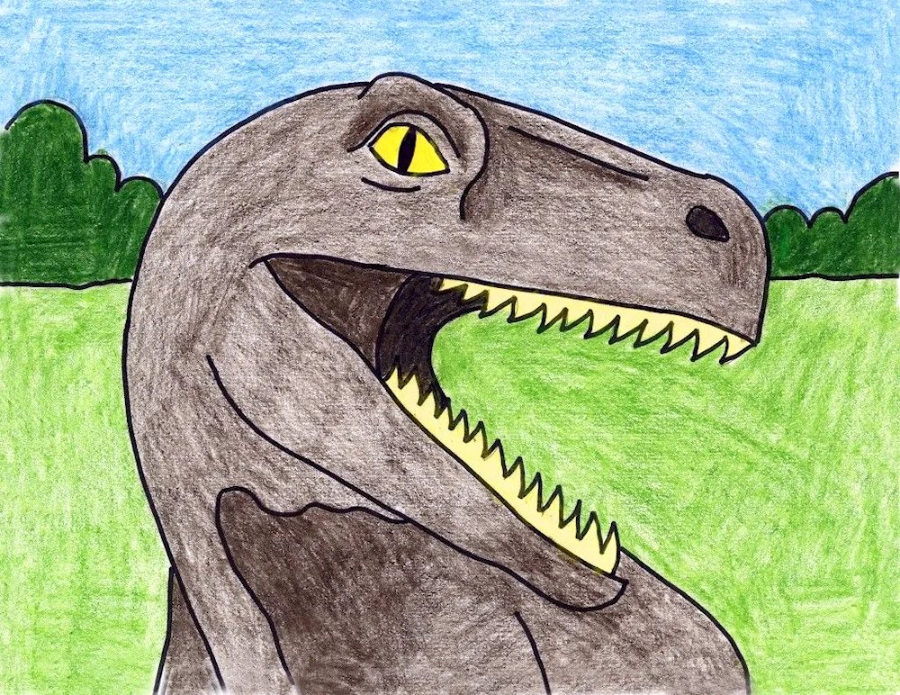 Dinosaur drawing