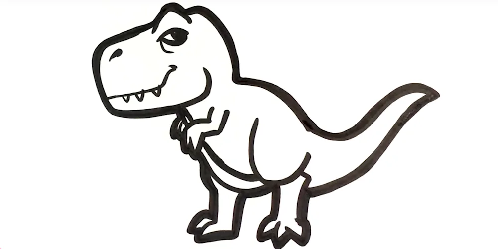 Dinosaur drawing